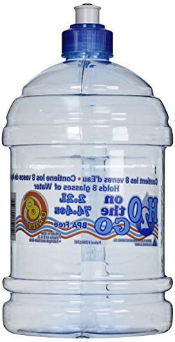Arrow Plastic 00750 2.2 Liter H2O On The Go Water Bottle