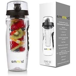 1 Fruit Infuser Water Bottle - Large 32 Oz - Leak Proof - Ma