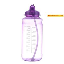 1 Gallon  Water Bottle With Carry Handle And Pop Up Straw Bp
