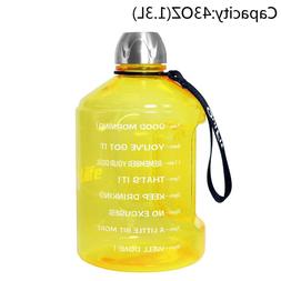 QuiFit 1 Gallon Water Bottle Reusable Leak-Proof Drinking Wa