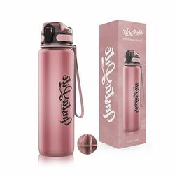 InstaLite 1 Litre BPA Free Tritan Sports/Gym Water Bottle wi