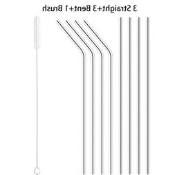 10.5" Reusable Stainless Steel Drinking Straws 30 Oz Yeti Tu