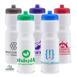100 Custom USA Made BPA Free 28 oz Sports Water Bottle Print