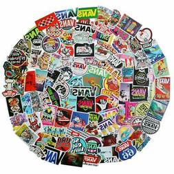 100 Pack Fashion Logo Brand Stickers Set Vans Sticker Decals