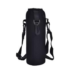 1000ML Water Bottle Carrier Insulated Cover Bag Holder Strap
