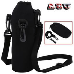 1000ML Water Bottle Carrier Insulated Cover Pouch Bag Holder