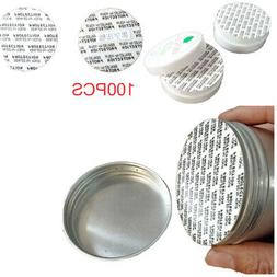 100Pc Cosmetic Jar Bottle Pot Tamper Food Gasket Seal Pad Pr