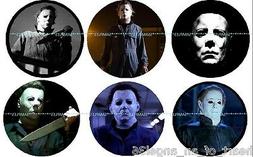12-1"  Halloween Michael Myers Mini Cup Cake Toppers Scrapbo