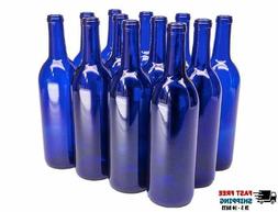 750ml Bordeaux Cobalt Blue Home Wine Making Supplies