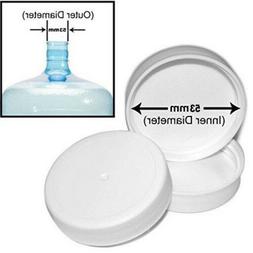 12 Water Bottle Replacement Caps 53mm For 3 + 5 Gallon Threa