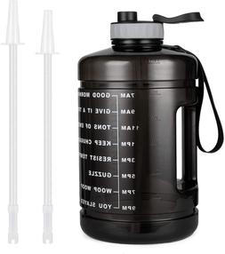 128oz Gallon Water Bottle, Large Sports Gallon Jug, BPA Free