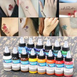 14 Colors Monochrome Professional Tattoo Ink Set Tattoo Pigm