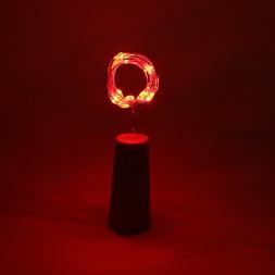15 LEDS Wine Bottle Lights With Cork Built In Battery LED Co