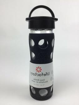 Lifefactory 16 oz BPA Free Glass Bottle with Black Sleeve - 