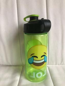 Cool Gear 16 oz Water Bottle Kids Yellow Bottle Green Lol Em