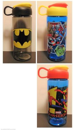 zak! 16oz Water - Drink Bottle - Avengers, Batman, Spiderman