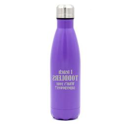 17 oz Water Bottle I Teach Toddlers What's Your Superpower T