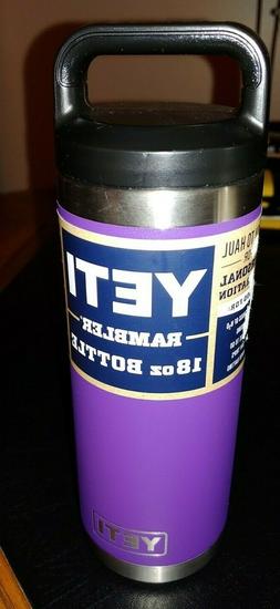 YETI 18 oz Rambler Bottle Peak Purple Brand New!!