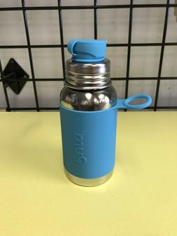 Pura 18 oz Sport Top Stainless Steel Water Bottle Aqua Sleev