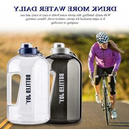 1Gallon Sports Water Bottle Hot Cold Drinks Safe Big Capacit