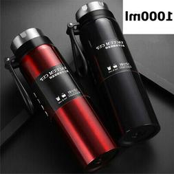 1L Portable Stainless Steel Bottle Vacuum Cold Thermos Cup I