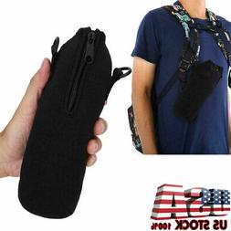 1L Sports Water Bottle Carrier Insulated Cover Pouch Bag Hol