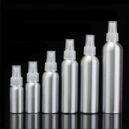 1PC Empty Aluminum Metal Spray Bottle With Transparent Fine 