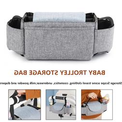 1PC High-capacity Baby Trolley Water Cup Storage Bag Diaper 