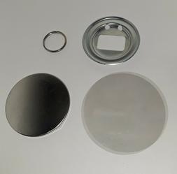 2 1/4" Bottle Opener Button Parts w/ Key Rings +Free Shippin