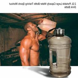 2.2L PETG Large Capacity Water Bottle Training Sports Workou