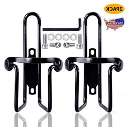 2 Pack Bike Water Bottle Cage Aluminum Alloy Holder Cycling 