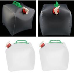 2 x 10L Water Bottle Folding Container Bag Bladder Collapsib