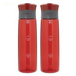 - 709ml/24oz - Autoseal - One-handed Op - Red - New