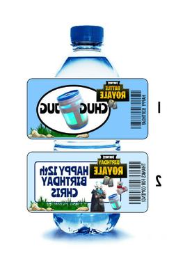 20 CHUG JUG EPIC GAMING Birthday Party Water Bottle Labels W