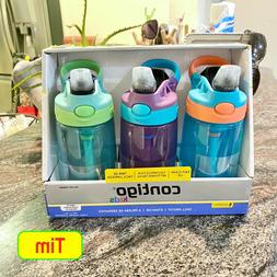 2020 NEW Contigo Kids Autospout Flip Water Bottle w/ Straw 1