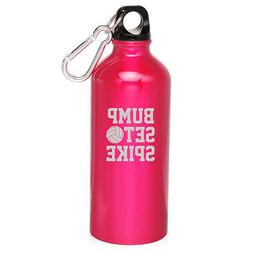 20oz Aluminum Sports Water Bottle Canteen Clip Bump Set Spik