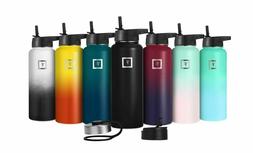 Iron Flask - 22 Oz to 64 Oz, Vacuum Insulated Stainless Stee