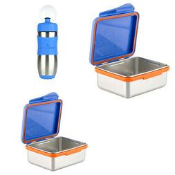 Kid Basix 23 Ounce, 13 Ounce Stainless Steel Lunch Box and 1