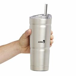 24 oz Vacuum Insulated Tumbler Travel Bottle with Straw Ice 
