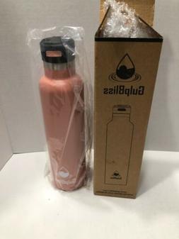 Gulp Bliss 24 Oz Water Bottle SKY Pink. For hot and cold Nar