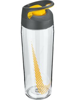 Nike 24oz Flip Top HyperCharge Plastic Water Bottle Clear/Or