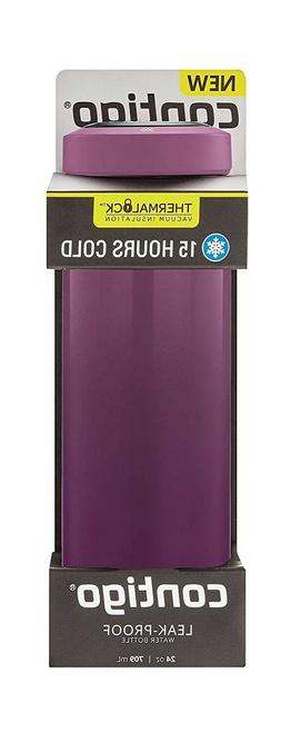 CONTIGO 24oz Vacuum Insulated Stainless Steel Water Bottle Q