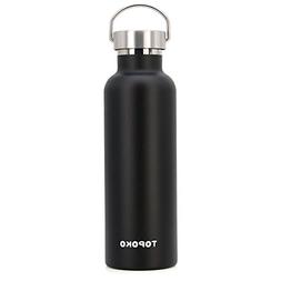 TOPOKO 25 oz Stainless Steel Vacuum Insulated Water Bottle, 