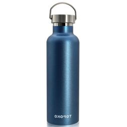 TOPOKO 25 Oz Stainless Steel Water Bottle Double Wall Insula