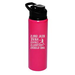25oz Aluminum Sports Water Bottle Travel Real Girls Curves S