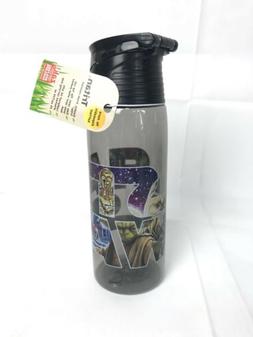 25oz ZAK TRITAN STAR WARS FLIP TOP WATER BOTTLE Darth Vader 