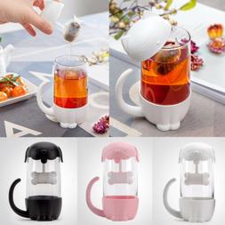280ml BPA Free Glass Sport Water Bottle with Tea Filter Infu