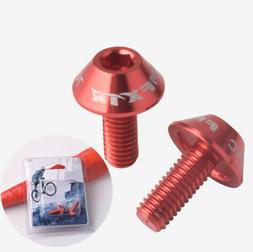 2Pcs Aluminum Alloy Bike Bicycle Water Bottle Cage Holder Bo