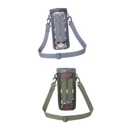 2pcs Hunting Mesh Molle Water Bottle Bags Attachment Backpac