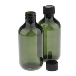 2Pcs Refillable Cosmetic Bottle Leakproof Container for Disp